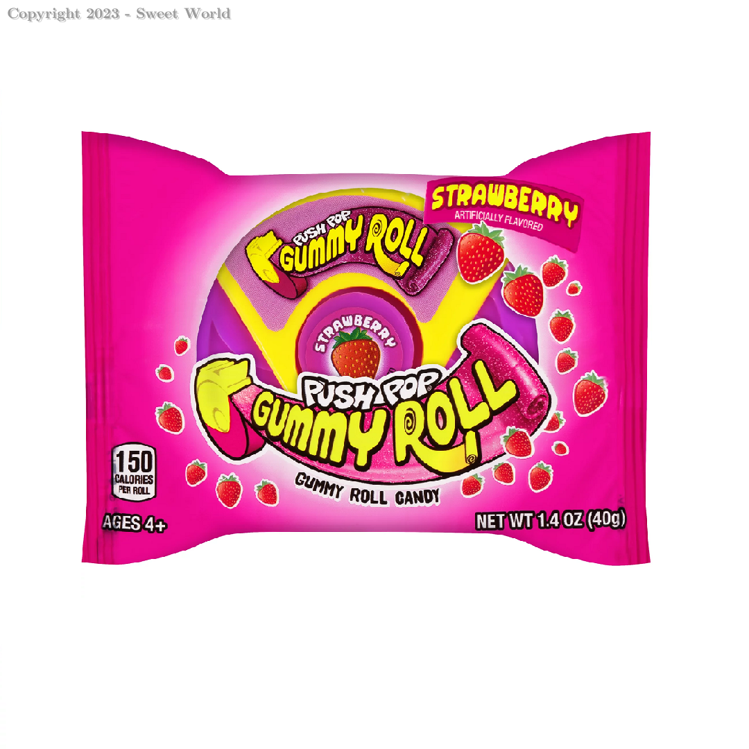 Push Pop Gummy Roll