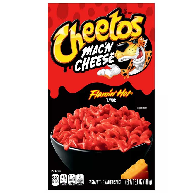 Cheetos Flamin Hot Mac N Cheese Exotic Snacks 2115