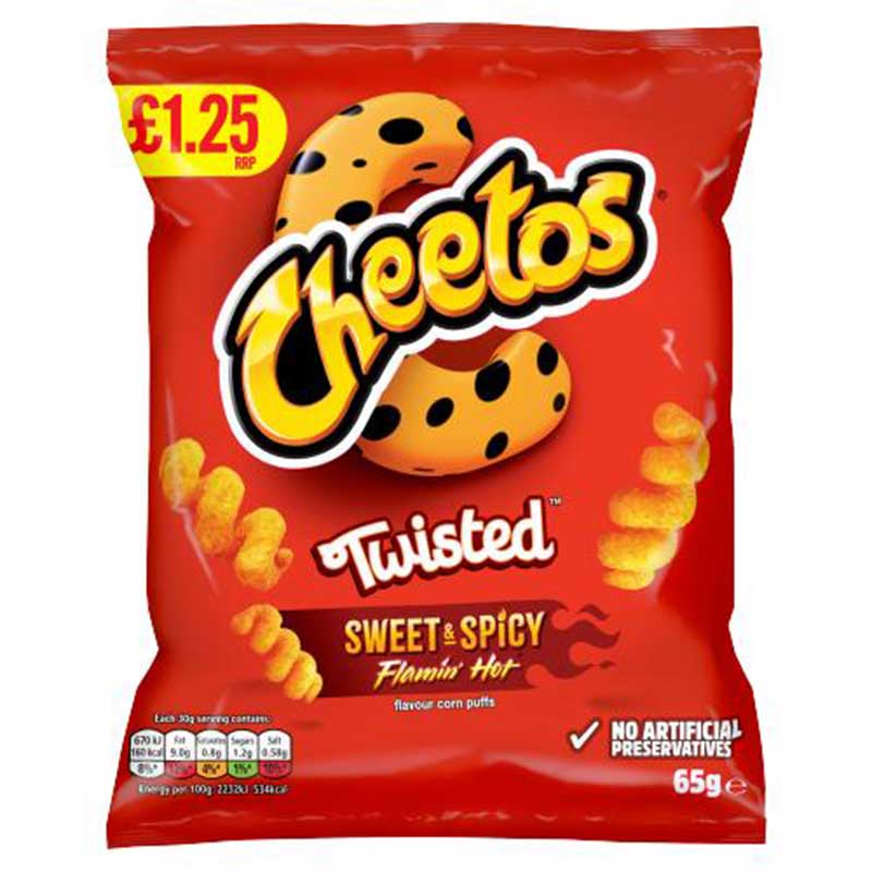 Cheetos Twisted Flamin Hot 65g