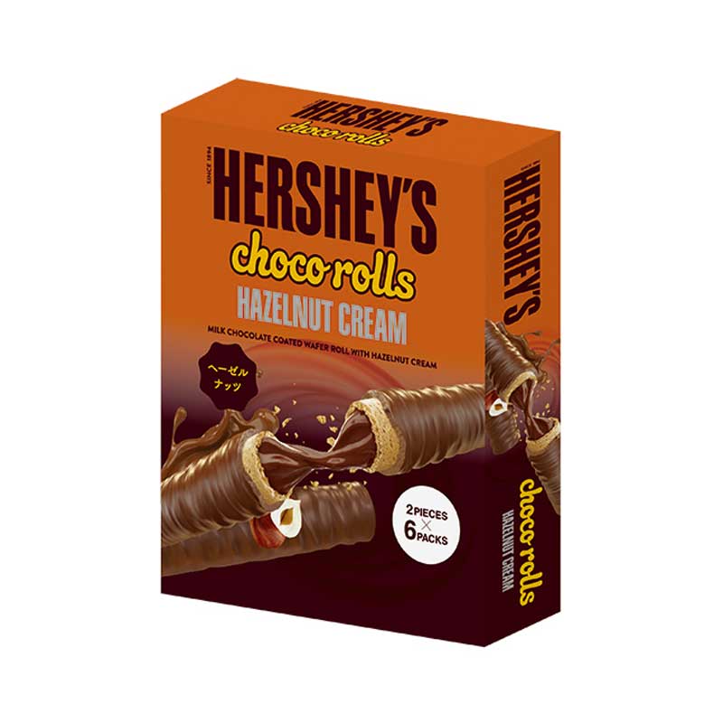 Hersheys Choco Rolls Hazelnut Cream