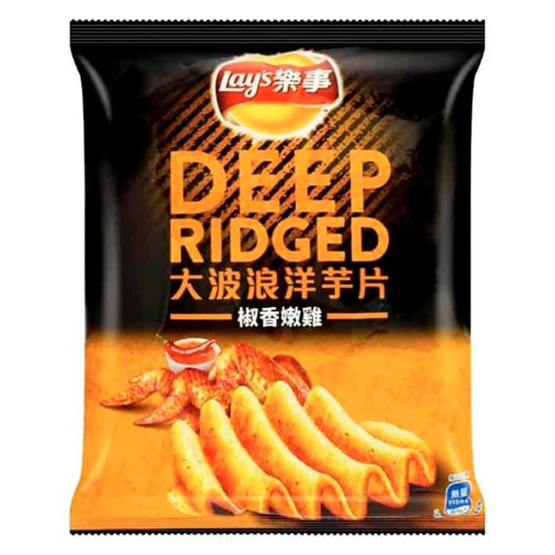 Lays Deep Ridged Pepper Chicken