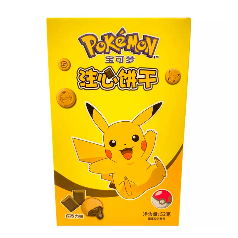 Loda Pokemon Chocolate Filled Biscuit