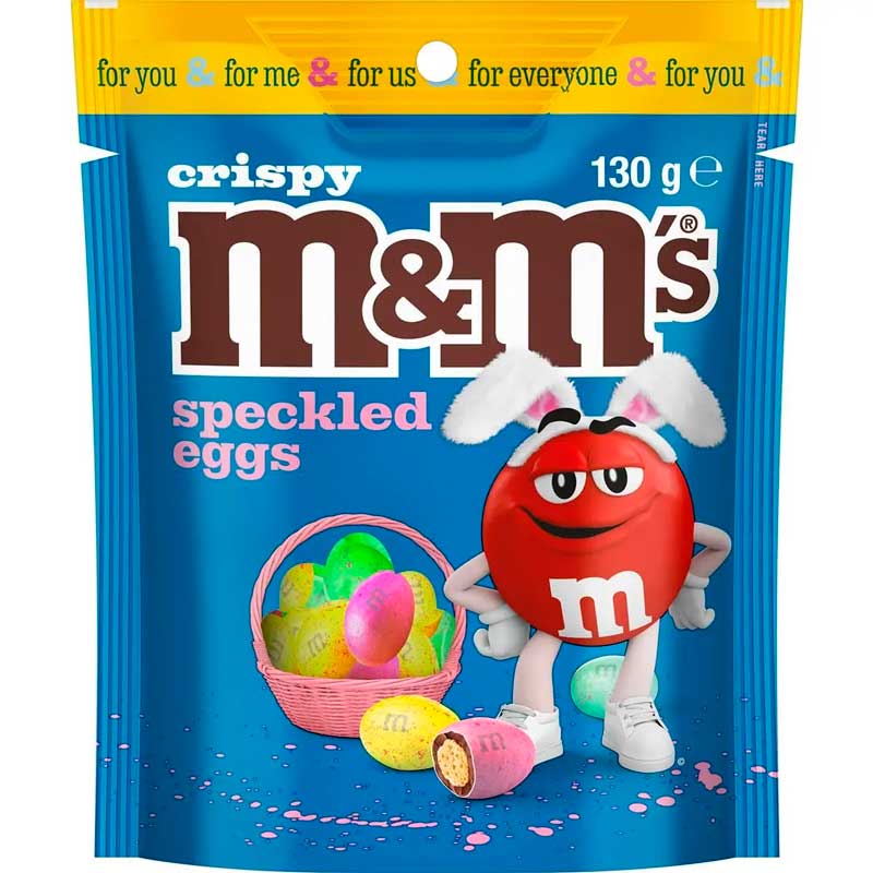 M&M Crispy Speckled Eggs