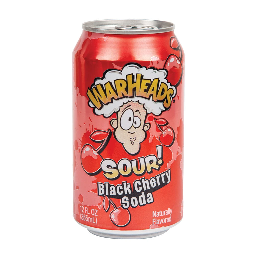 WarHeads Sour Black Cherry Soda